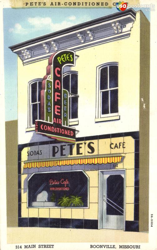 Pictures of Boonville, Missouri: Pete´s Air-Conditioned Café