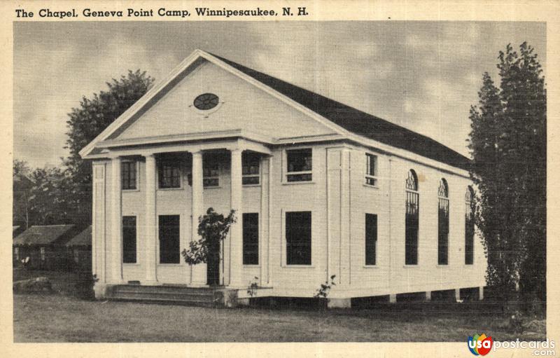 Pictures of Lake Winnipesaukee, New Hampshire: The Chapel, Geneva Point Camp