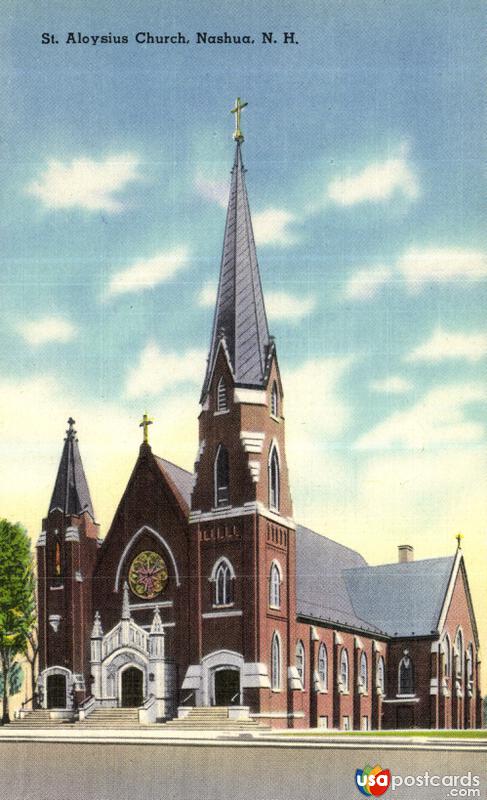 Pictures of Nashua, New Hampshire: St. Aloysius Church