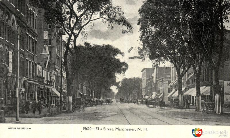 Pictures of Manchester, New Hampshire: Elm Street