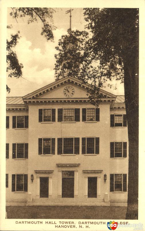 Pictures of Hanover, New Hampshire: Dartmouth Hall Tower, Dartmouth College