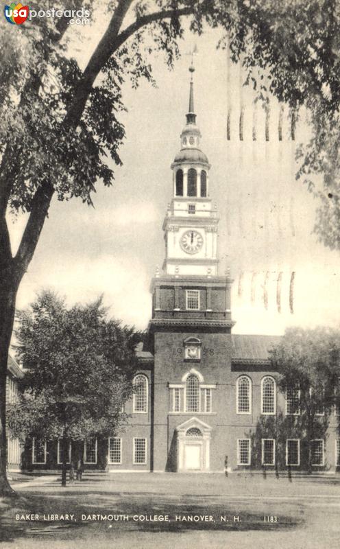 Pictures of Hanover, New Hampshire: Baker Library, Dartmouth College