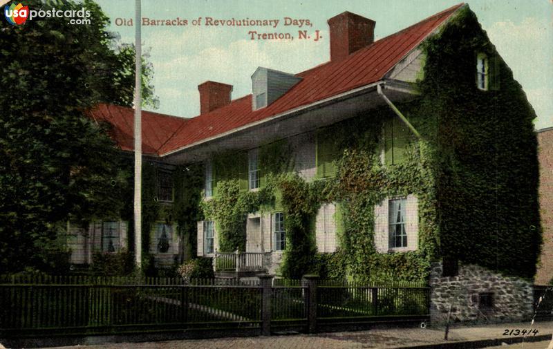 Pictures of Trenton, New Jersey: Old Barracks of Revolutionary Days