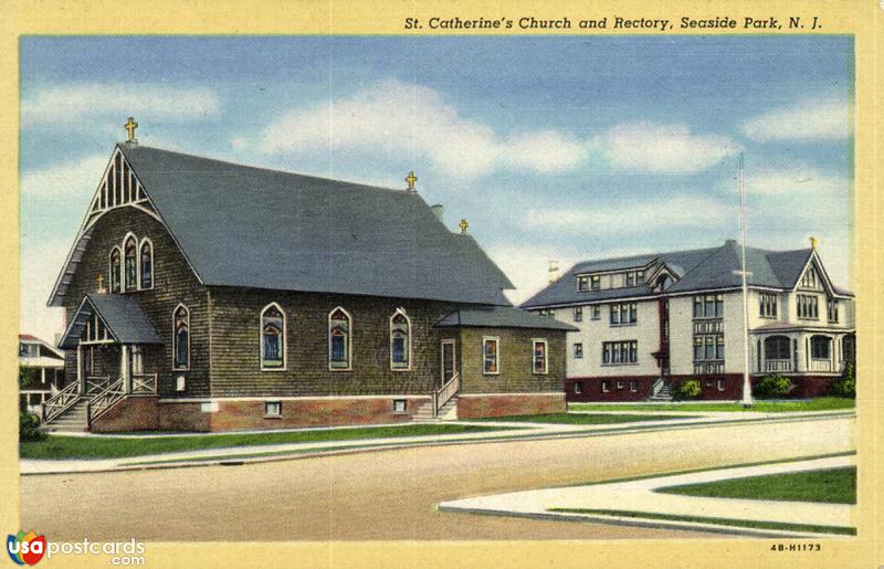 Pictures of Seaside Park, New Jersey: St. Catherine´s Church and Retory