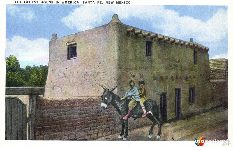 Pictures of Santa Fe, New Mexico: The Oldest House in America