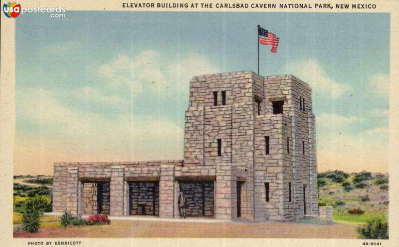 Pictures of Carlsbad, New Mexico: Elevator Building at The Carlsbad Cavern National Park