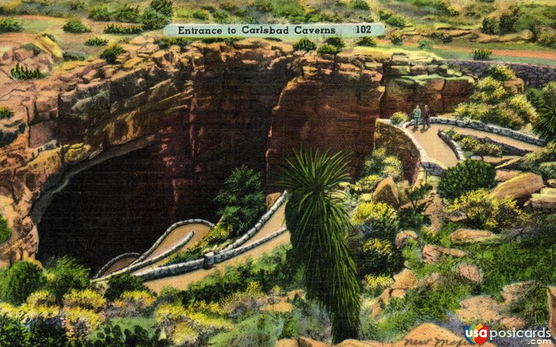 Pictures of Carlsbad, New Mexico: Entrance to Carlsbad Caverns