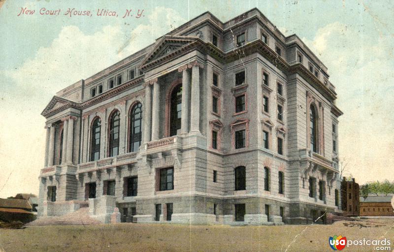 Pictures of Utica, New York: New Court House