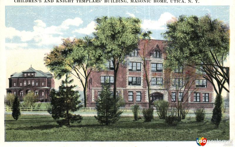 Pictures of Utica, New York: Children´s and Knight Templars´ Building