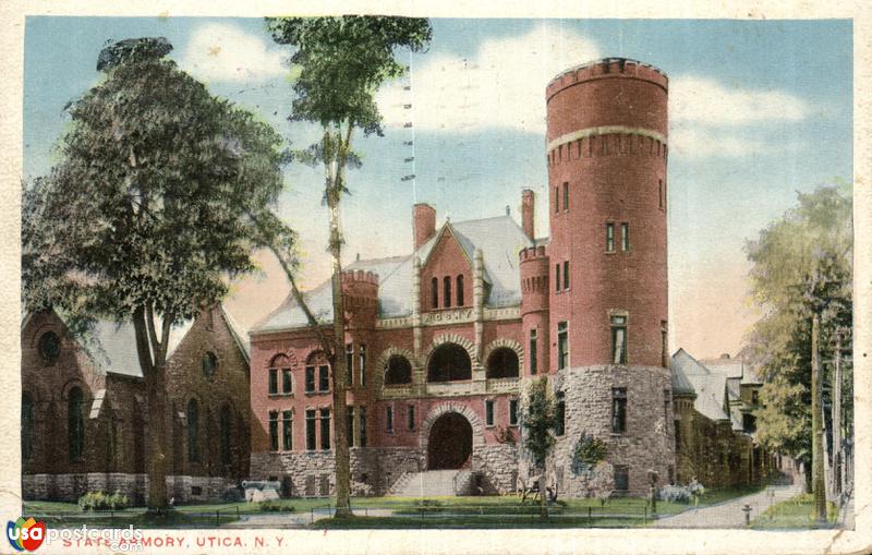 Pictures of Utica, New York: State Armory