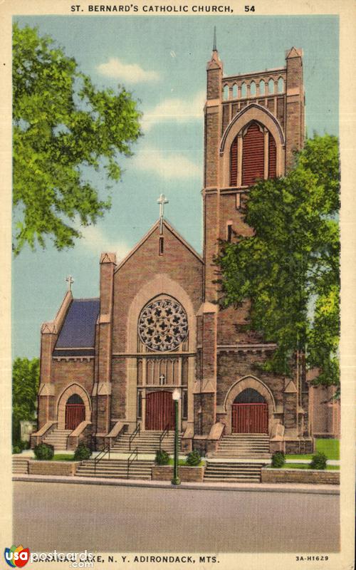 Pictures of Adirondacks, New York: St. Bernard´s Catholic Church