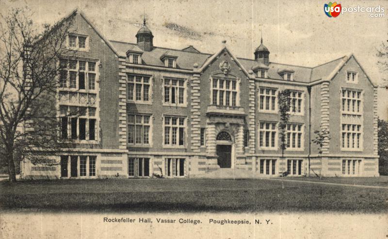Pictures of Poughkeepsie, New York: Rockefeller Hall, Vassar College