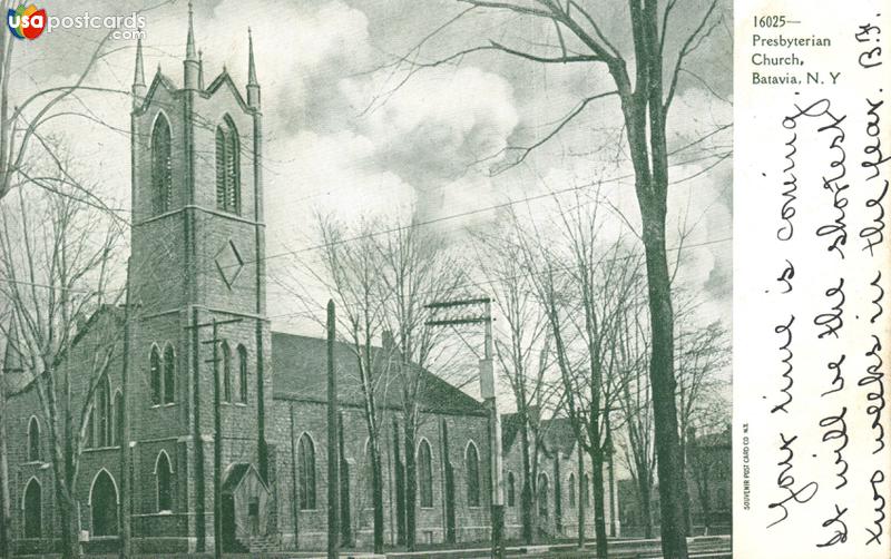 Pictures of Batavia, New York: Presbyterian Church
