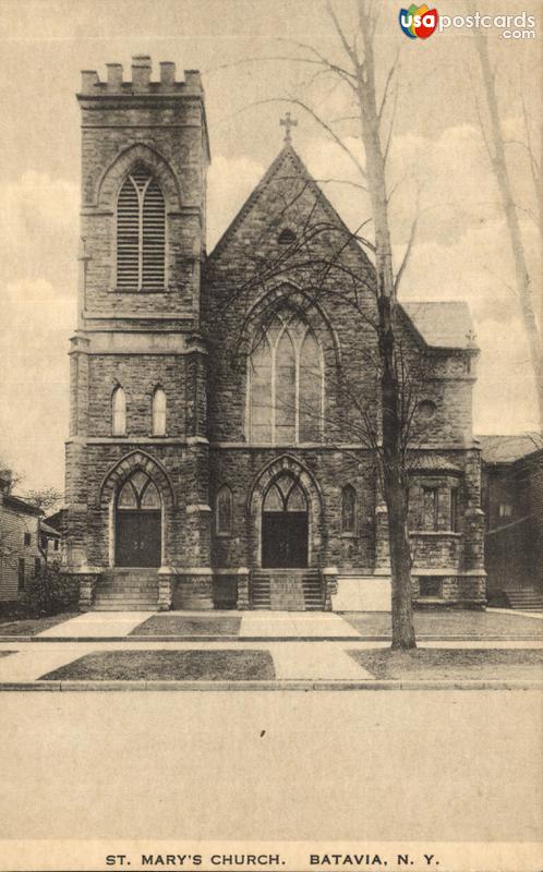 Pictures of Batavia, New York: St. Mary´s Church