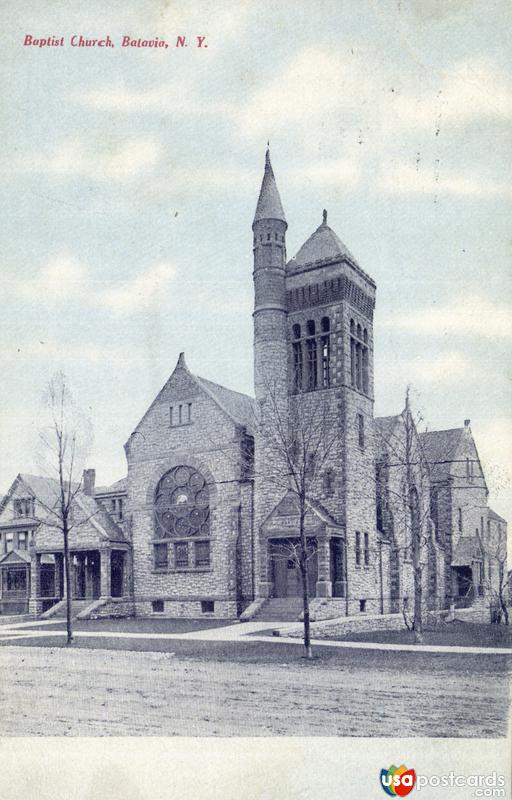 Pictures of Batavia, New York: Baptist Church