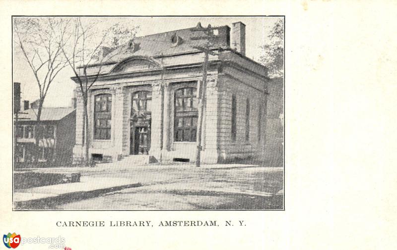 Pictures of Amsterdam, New York: Carnegie Library