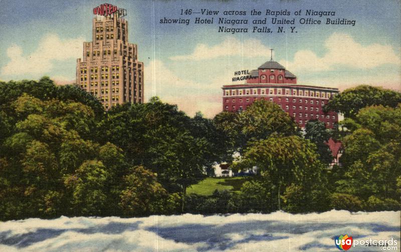 Pictures of Niagara Falls, New York: Hotel Niagara and United Office Building, Niagara Falls