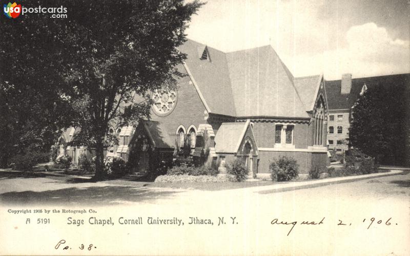 Pictures of Ithaca, New York: Sage Chapel, Cornell University