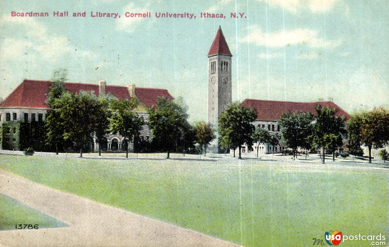 Pictures of Ithaca, New York: Boardman Hall and Library, Cornell University