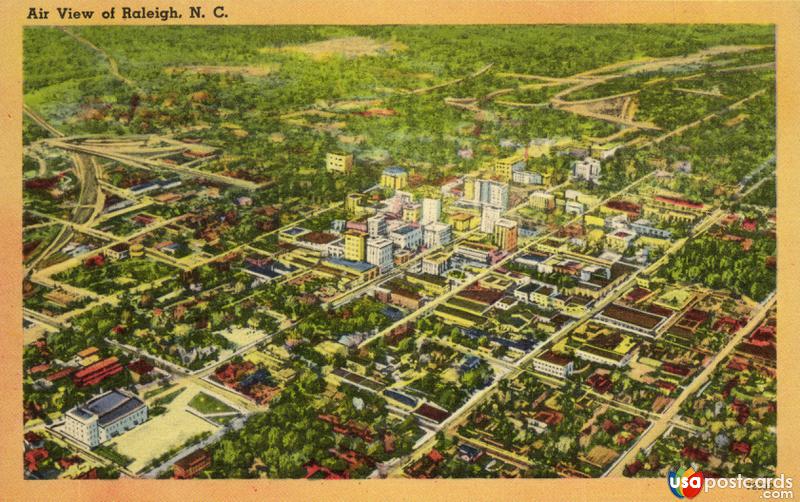 Pictures of Raleigh, North Carolina: Air View of Raleigh