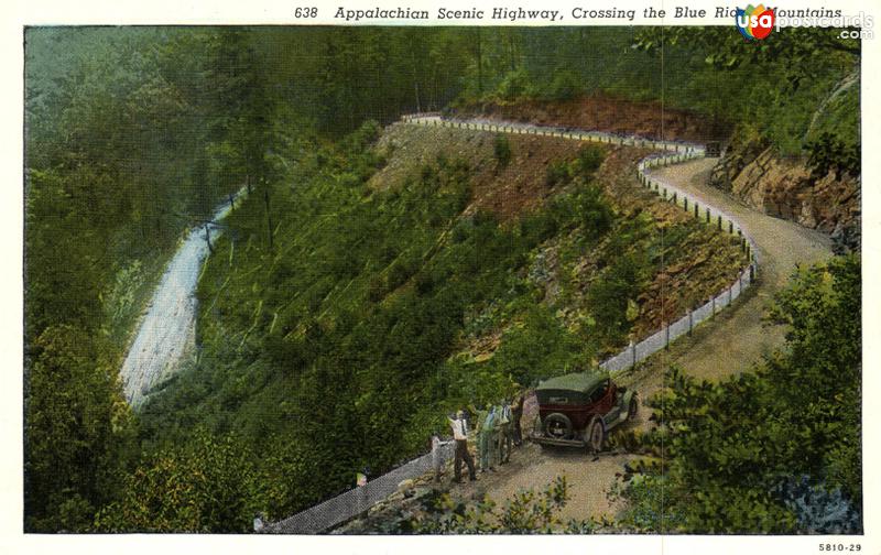 Pictures of Blue Ridge, North Carolina: Appalachian Scenic Higway, Crossing the Blue Ridge Mountains