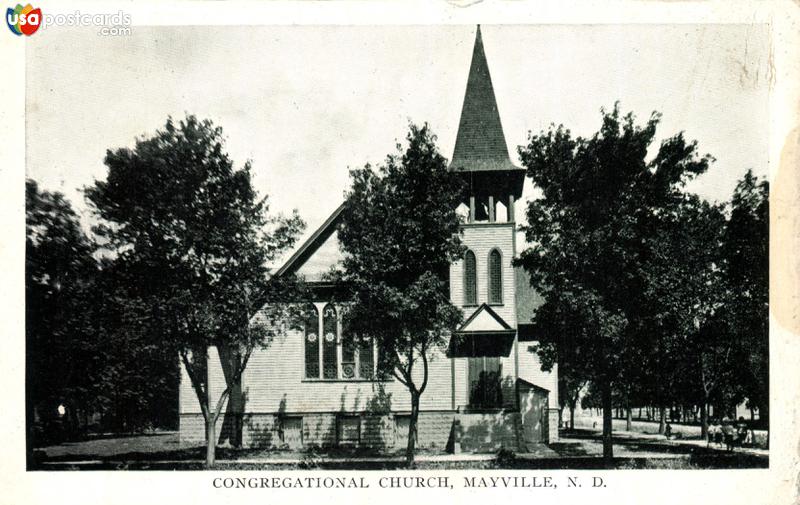 Pictures of Mayville, North Dakota: Congregational Church