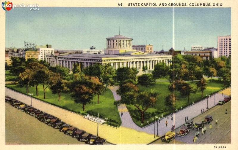 Pictures of Columbus, Ohio: State Capitol and Grounds