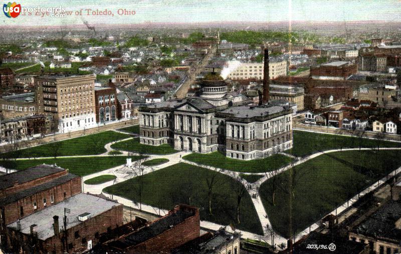 Pictures of Toledo, Ohio: Bird´s Eye View of Toledo