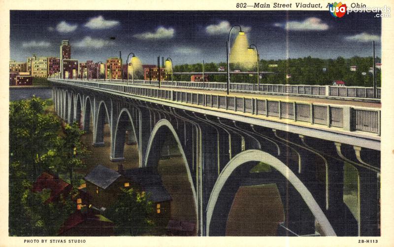Pictures of Akron, Ohio: Main Street Viaduct