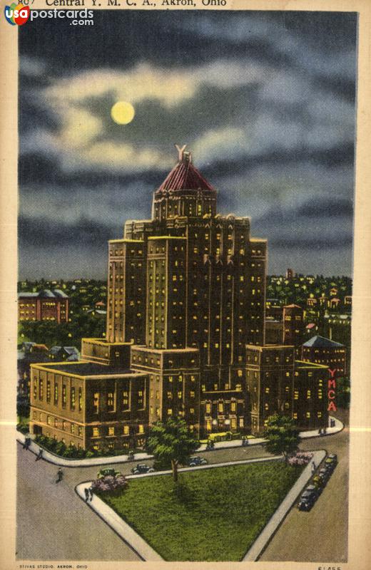 Pictures of Akron, Ohio: Central Y. M. C. A. Building