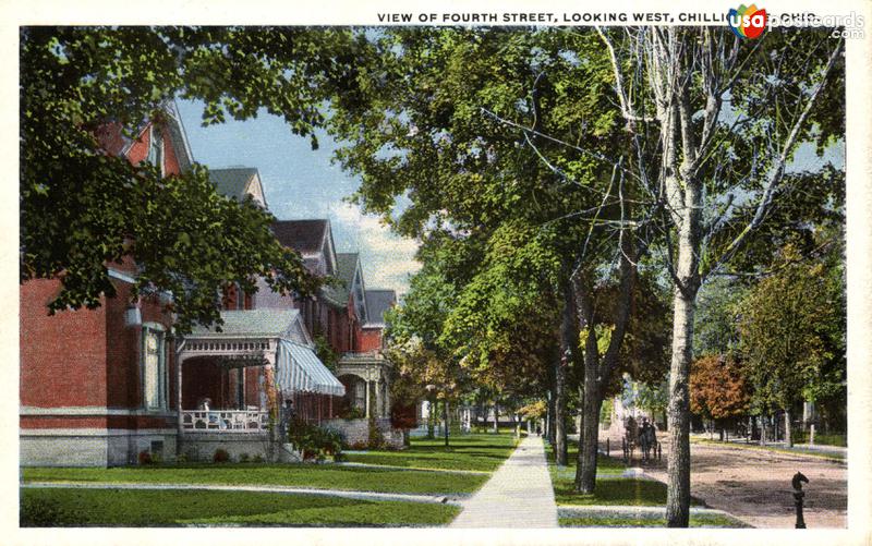 Pictures of Chillicothe, Ohio: View of Fourth Street, Looking West