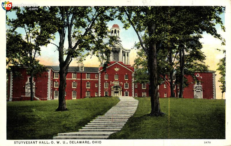 Pictures of Delaware, Ohio: Stuyvesant Hall, O. W. U.