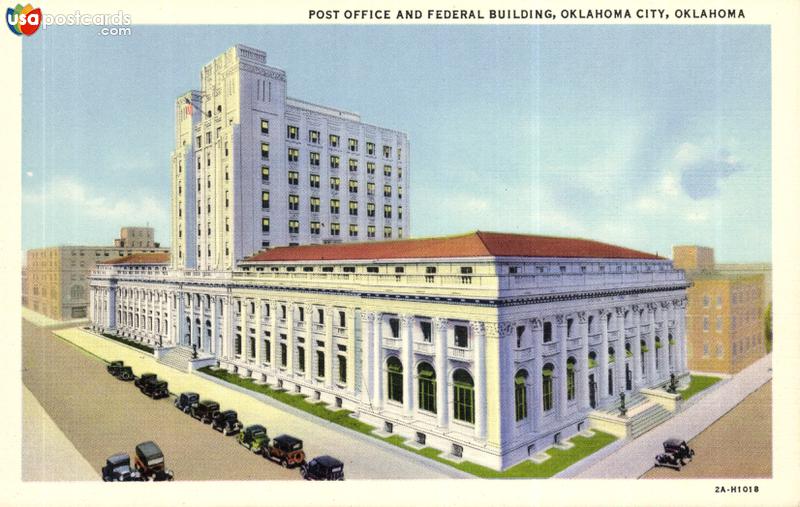 Pictures of Oklahoma City, Oklahoma: Post Office and Federal Building