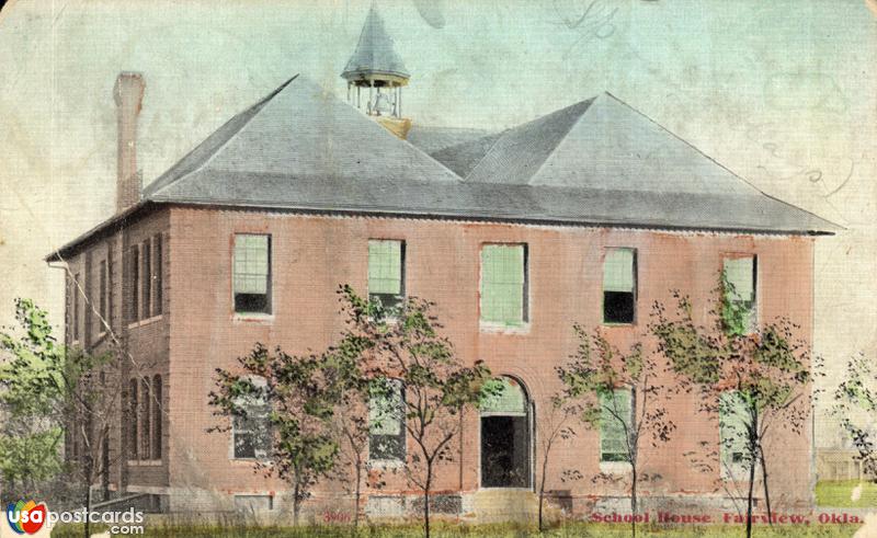 Pictures of Fairview, Oklahoma: School House