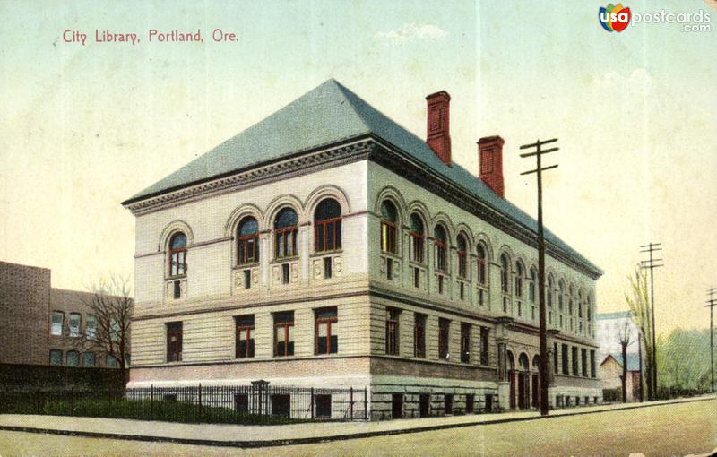 Pictures of Portland, Oregon: City Library
