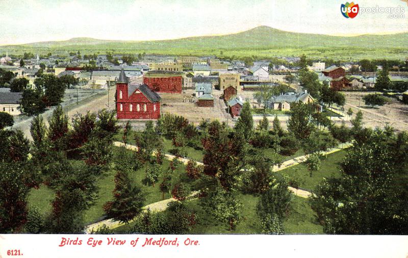 Pictures of Medford, Oregon: Birds Eye View of Medford