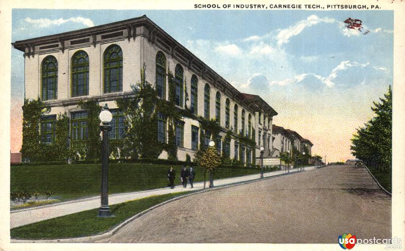 Pictures of Pittsburgh, Pennsylvania: School of Industry, Carnegie Tech.