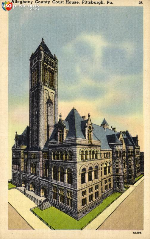 Pictures of Pittsburgh, Pennsylvania: Allegheny County Court House