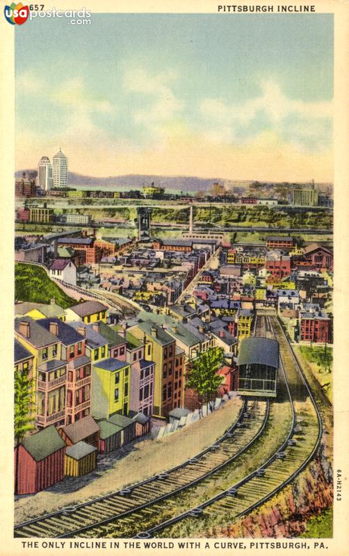 Pictures of Pittsburgh, Pennsylvania: The Only Incline in The World with a Curve
