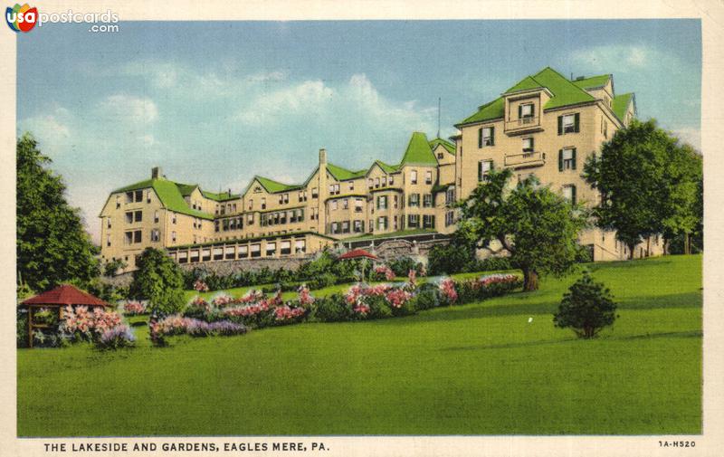 Pictures of Eagles Mere, Pennsylvania: The Lakeside and Gardens