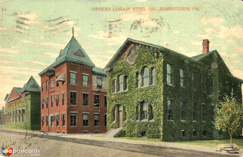 Pictures of Johnstown, Pennsylvania: Offices Lorain Steel Co.