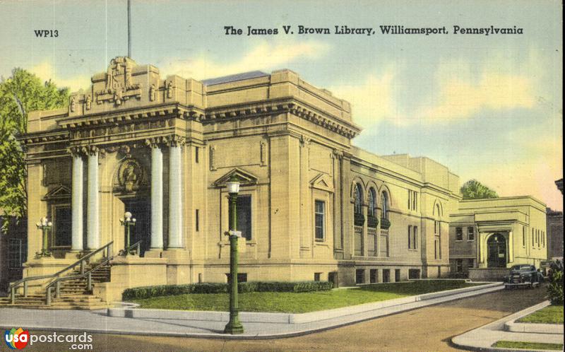 Pictures of Williamsport, Pennsylvania: The James V. Brown Library