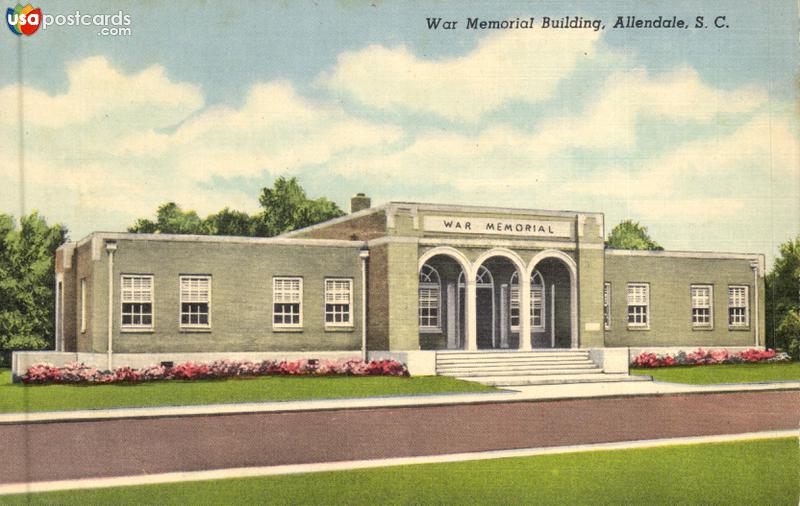 Pictures of Allendale, South Carolina: War Memorial Building
