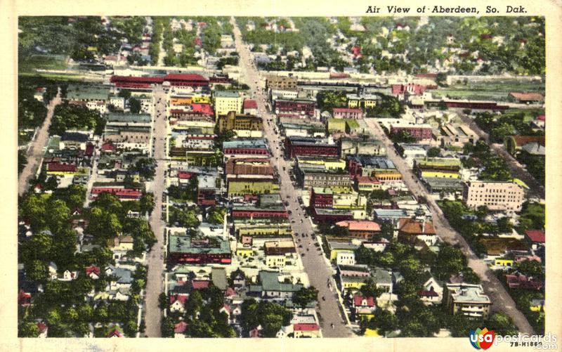 Pictures of Aberdeen, South Dakota: Air View of Aberdeen
