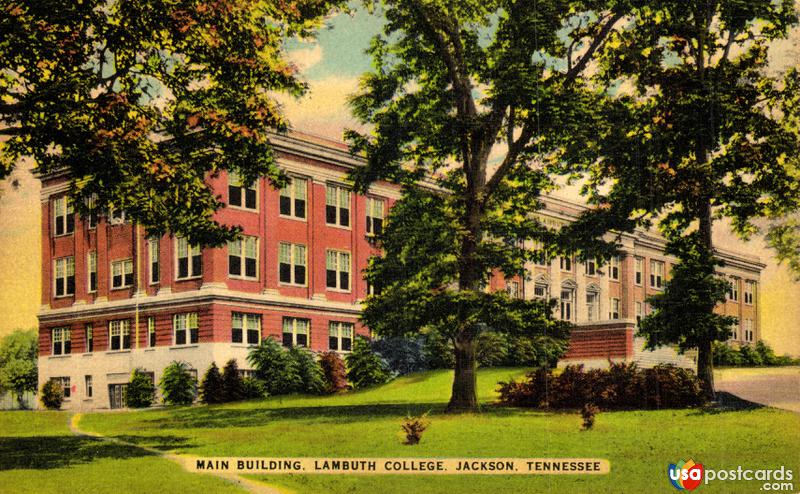 Pictures of Jackson, Tennessee: Main Building, Lambuth College
