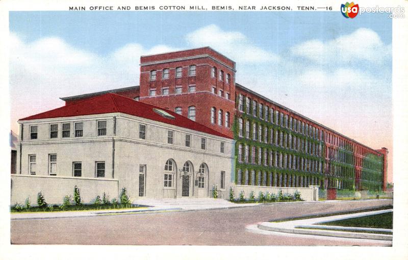 Pictures of Jackson, Tennessee: Main Office and Demis Cotton Mill