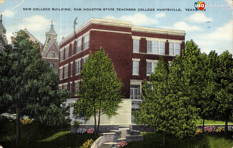 Pictures of Huntsville, Texas: New College Building, Sam Houston State Teachers College