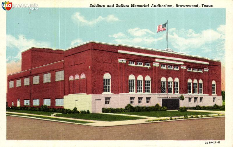 Pictures of Brownwood, Texas: Soldiers and Sailors Memorial Auditorium