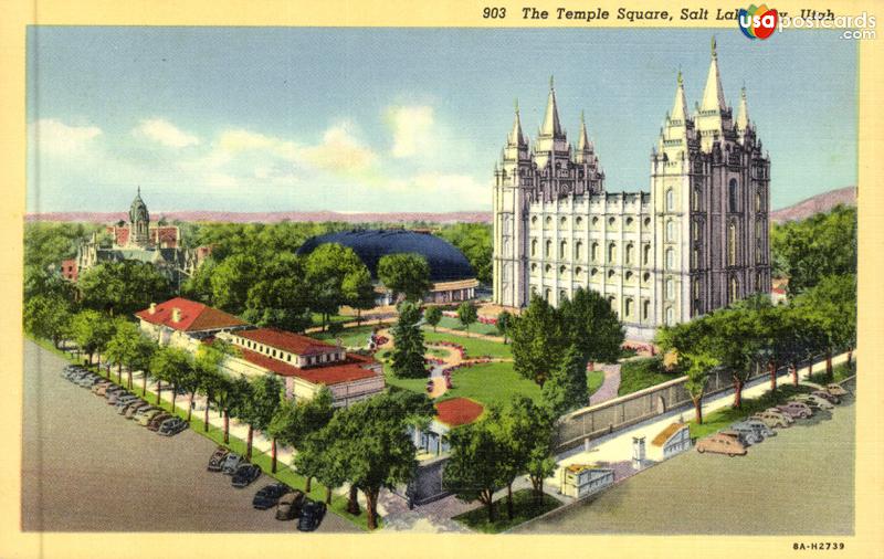 Pictures of Salt Lake City, Utah: The Temple Square