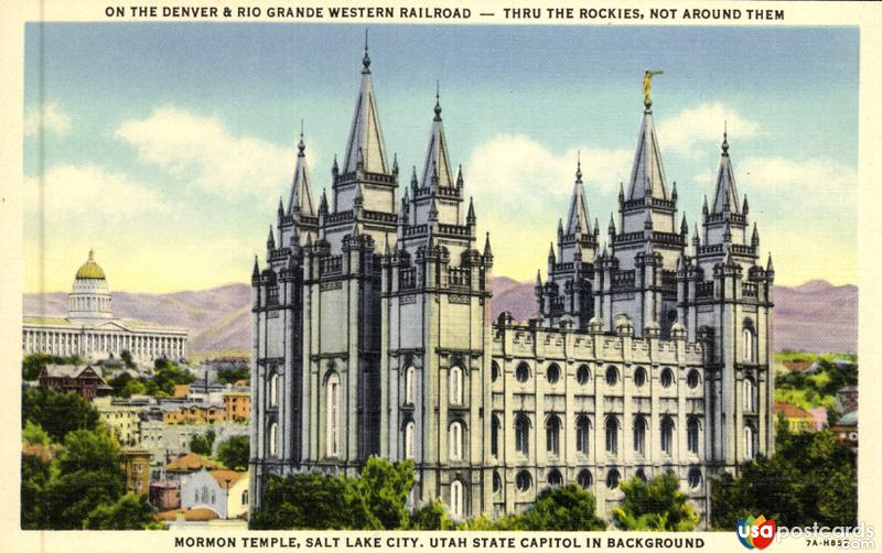 Pictures of Salt Lake City, Utah: On The Denver & Rio Grande Western Railroad